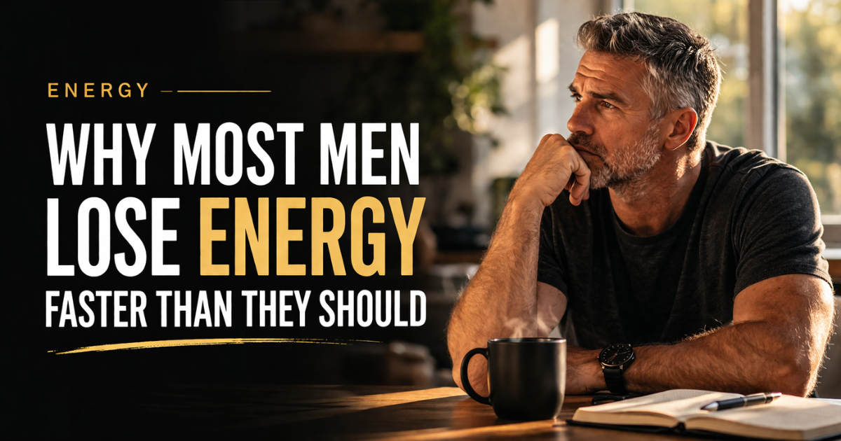 Why Most Men Lose Energy Faster Than They Should